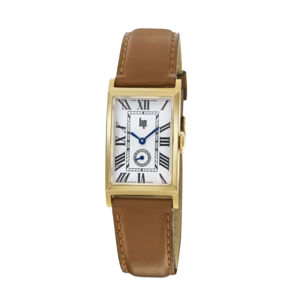 Zegarek uniseks Lip Churchill T18 złoty na pasku 671960 