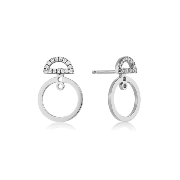 Kolczyki damskie ANIA HAIE Hoop srebrne E003-04H