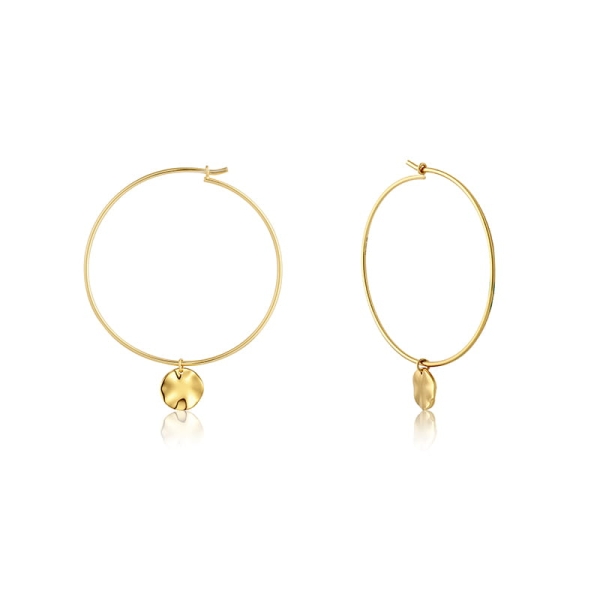 Kolczyki damskie ANIA HAIE Hoop złote E007-04G