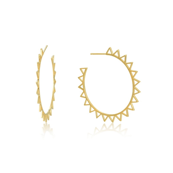 Kolczyki damskie ANIA HAIE Spike złote E008-03G