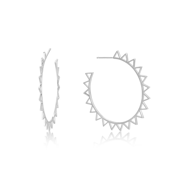 Kolczyki damskie ANIA HAIE Spike srebrne E008-03H