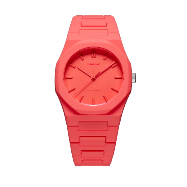 Zegarek unisex D1 MILANO Polycarbon coral PCBU05 37mm