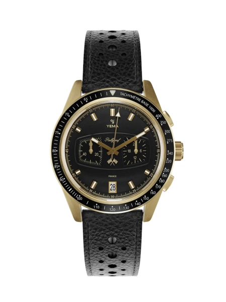 Zegarek męski YEMA Rallygraf YMHF1585-AA czarny Meca-Quartz