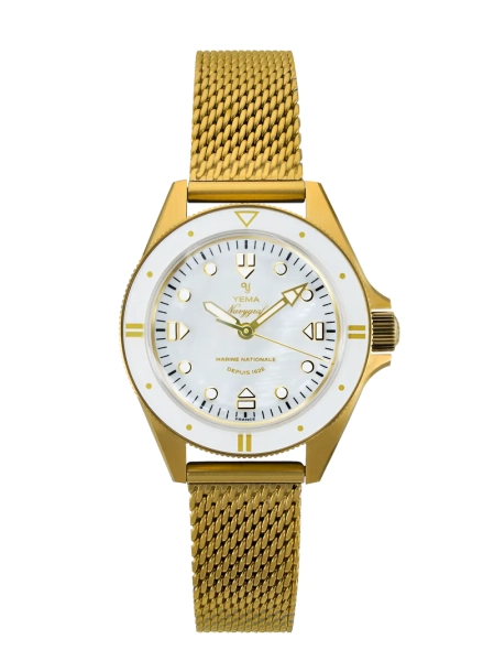Zegarek damski YEMA Navygraf Marine Nationale 400th Anniversary Edition YMHF1592MN-BM