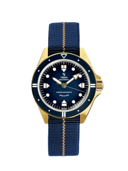 Zegarek męski YEMA Navygraf Marine Nationale 400th Anniversary Edition YMHF1591MN-GG