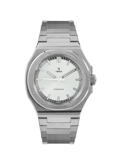 Zegarek męski YEMA Wristmaster Traveller srebrny YWTR25-FMS