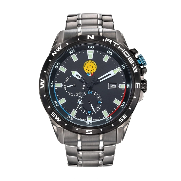 Zegarek męski Patrouille de France Athos 3 grafitowy A3-100IG-668037