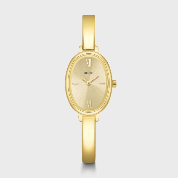 Zegarek damski CLUSE L'Ovale złoty CW16104